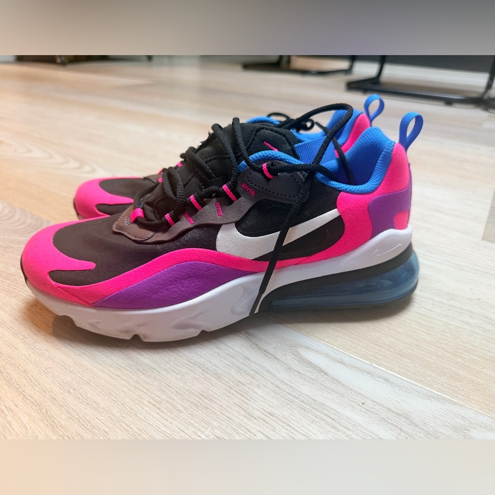 Nike Kids' Black, Pink, and Blue Sneakers